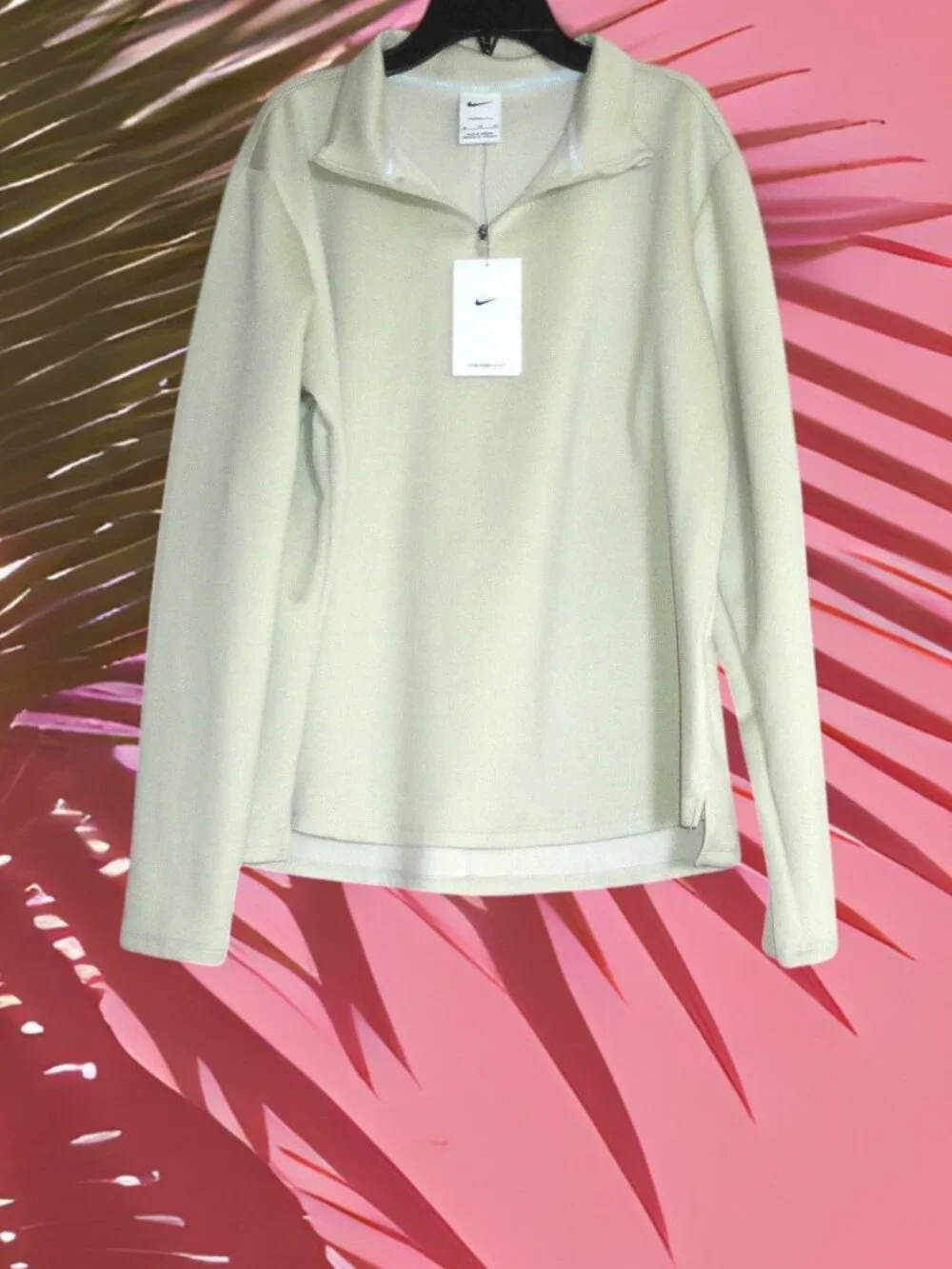 Nike Therma-Fit XL Women's Beige Long Sleeve Top - NWT